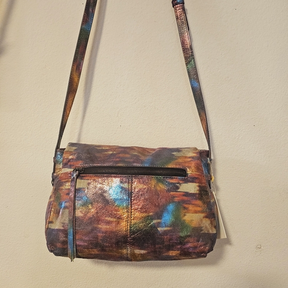 Aimee Kestenberg Metaliic Tie Dye Messenger NWT - Picture 6 of 8